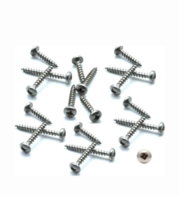 Dome Head Pozi Drive Galvanised Steel Screws