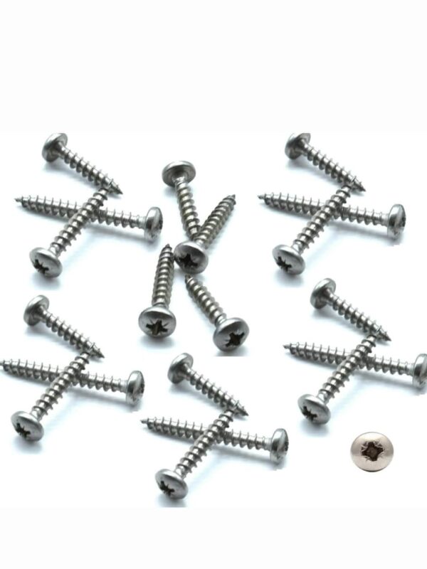 Dome Head Pozi Drive Galvanised Steel Screws